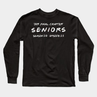 Final Chapter Class of 2025 Vintage Senior Graduation Gifts Funny Seniors 2025 Long Sleeve T-Shirt